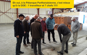 La pétanque Parthenaisienne fait concurrence à la DDE