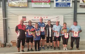 Championnat départemental triplette mixte vétérans