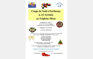 Coupe de Noël 2024 : Inscrivez-vous !